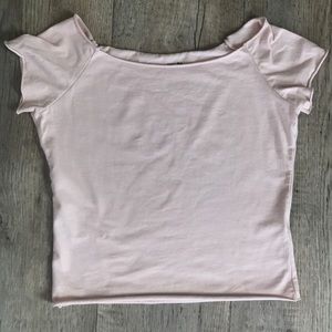 Brandy Melville Millennial Pink Crop Top